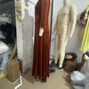 Spring Fall Women Suit Collar Velvet Long Dress Slim Elegant Office Lady Velour Dresses