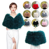 Real Ostrich Feather Wedding Shawl Women Winter Fur Wrap Cape Scarf Fluffy Feather Bridal Shrug Party Stoles Bride Cape Cloak