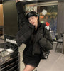 Winter Clothing Parkas Women's Outwear Short Coats Korean Rhinestone Coat Ladies Thickened Warm Cotton Puffer Jackets