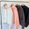 Autumn Winter Women Windbreaker Jacket Windproof Solid Long Sleeve Outdoor Sport Hooded Thin Coat Jacket For Women