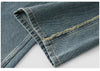 Women Jeans Washed Curved Barrel Loose Draping Wide Leg Autumn Retro Street Style Denim Bottoms Daily Wear