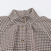 Guobioziy Women's Jacket Autumn Plaid Long-Sleeve Drawstring Loose Jacket Parka Casual Versatile