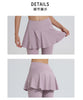 Yoga Pants Women's High Waist Tennis Skirt Fitness Speed Drying Running Pocket Sports Skirt Tight Pants