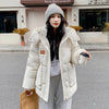 Autumn Winter Cotton Jacket Women's Korean Cotton-Padded Thicken Warm Hooded Parkas Short Coat Female Casual Ladies Top