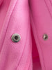 Jackets For Womens Autumn Solid Front Pockets Button Long Sleeve Jacket Elegant Woman Casual Outerwear Coat