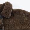 Women Lapel Single Breasted Pocket Decoration Long Sleeve Warm Jacket Female Autumn Winter Casual Street Jackets