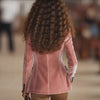 Elegant Leopard Velvet Patchwork Jackets Blazer Single Button Pockets Notched Collar Office Lady Autumn Jackets