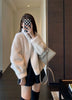 Autumn Winter Female Lamb Wool Faux Fur Tops Coat Women Stand Collar Short Fur Jacket Ladies Long Sleeves Plush Outerwear