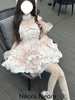 Lovely Kawaii Slash Neck Slim Lolita Dress Women Sweet Design Bow Off Shoulder Sling Dresses Elegant Cute Pretty Clothing
