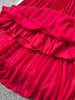 Spring Autumn Elegant Dress for Women French Mushroom Edge Crimping Loose Chiffon Long Sleeve Long Dress C141