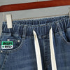 Spring Autumn Jeans Women's Denim Harem Pants Loose Large-size Elastic-waist Vintage Casual Trousers Female Jeans