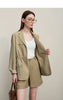 Women's Jacket Autumn Casual Notched Lapel Jacket Office Lady Versatile Women's Loose Long Sleeve Tops 12651026