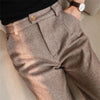 Autumn Winter Women's Casual Pants Harem Pencil Pants Elegant Office Lady Solid Color High Waist Loose Trousers Female