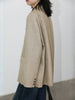 Retro Women Blazers Korean Casual Laple Loose Solid Office Lady Suit Jackets Female Clothing Spring Autumn