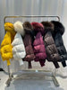 Winter Women's Casual Thickened Warm Knitted Sleeve Goose down Jacket Real Mink Collar Hooded