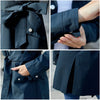 Spring Autumn Hooded Water-repellent Jacket with Belt Thin Casual Loose Trench Coat Women Windbreaker