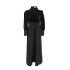 AW26 Women Velvet Patchwork Dress Elegant Lady Maxi Dress