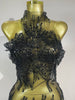 Stock Women Sexy Mesh See Through Pearl Lace Party Mini Dress Celebrate Birthday Photo Shoot Wear Performance Stage Costume