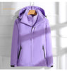 Woman Hiking Jacket Winter Outdoor 3 In 1 Waterproof Windproof Coats Warm Thickened Solid Camping Climbing Fleece Hooded Jacket