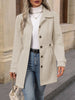 Autumn/Winter Women's Casual Coat Flattering Loose-Fit Notched Lapel Single-Row Multi-Button Mid-Length Wool Blazer