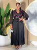 Plus Size Evening Dresses for Women African Sequin Gown Elegant Spring Wedding Party Long Dress Ankara Ladies Clothing