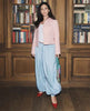 Casual Loose Jogger Bloomers Pants Women High Waist Trousers Female Loose Pleated Bloomers Pants Streetwear