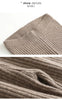 100% Merino Wool Striped Leggings Women's Winter Warm Knitted Tights Solid Color Women's Trousers
