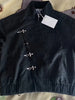 Single Breasted Buckle Zipper Design Versatile Jacket Lady Elegant Tops Spring Loose Casual Stand Collar Street Coat