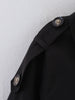 Two-color Retro Short Trench Coat Classic Women's Short Trench Coat With Epaulettes is Suitable For Elegant Wais