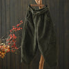 Autumn Winter Female Loose Thicken Pant Ladies High Waist Corduroy Trousers Women Large Size 4XL Casual Carrot Pantalons