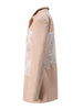 White Lace Patchwork Blazer Women's Notched Collar Slim Fit Long Sleeves Single Breasted Suit Jacket Tide