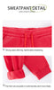 2 Pcs Hoodies Set Women California 1850 Letter Print Sweatpants Fleece Pocket Sweatshirt Jogging Outfits Winter Loose Clothes