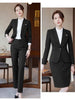 Novelty Wine Red Formal Women Business Suits with Skirt and Jackets Coat Ladies Office Professional Blazers Spring OL Styles