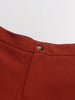 French Two Piece Sets for Women Stand Collar Long Sleeves Patchwork Button Top High Waist Pant Set Female
