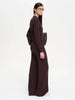 Women's Autumn Winter Knit Cardigan Pants Set Slim Fit Long Sleeve Long Trousers Simple Solid Color Sweater Suit