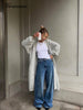 Soft Knitted Set Women Autumn Winter Casual Long Sweater Cardigan with Belt & Vest Midi Dresses Solid Tracksuit
