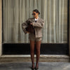 Women Plaid Shorts Set Lady Casual Lapel Long Sleeve Single-breasted Blazer Jacket Suit Vacation High Street Wear