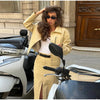 Chic Stand Collar Leather Long Skirt Sets Women Long Sleeve Jackets Spliced Solid Skirts Autumn Lady Y2k Outfits Dress
