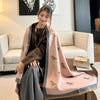 Women's Thick Imitation Cashmere Blanket Scarf Warm Pashmina Shawl Winter Wrap Print Poncho Echarpe Female Wrap