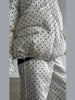Women's 2-piece Sets Leopard Print Suit Stand Collar Jacket Wide Leg Pant Loose Coat Warm Winter Wear Woman Clothes Matching Set
