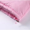 Women's Winter Jacket Coat Hooded Colorful Cute Full Sleeve Warm Zip Up Coats Girl's High Street Outwear Outfit
