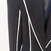 High Street Designer Jacket Women's Fringed Tassel Slim Fitting Blazer