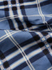 Women Plaid Shirt Dress Elastic High Waist Tie Waist Loose Button Down Shirt Dress Casual Oversized Plaid Blouse
