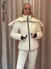 Casual Hoodie Thicken Belts Coats Women Solid Full Sleeve Stand Collar Closed Zippers Coat Female Winter Lady Outwears