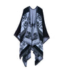 Winter Poncho Women Capes Scarf Imitation Cashmere Ladies Scarves Warm Shawls Wraps Woman Ponchos Bufanda Mujer Foulard