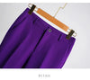 High-quality Office Suit Purple Jacket and Trousers 2-piece Set Waist Suit Temperament Suits for Women Hjlzbw