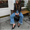 Embroidery Napoleon Short Jacket Women Single Breasted Long Sleeve Coat Spring Female Street Contrast Outerwear