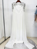 High Street Party Vestido Women's Full Sleeve Diamonds Beaded Maxi Long Dress