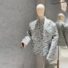 Floral Print Women Blazer Jackets Loose Long Sleeve Pocket Suit Jacket Y2K Streetwear Vintage Casual Outerwear Autumn Outfit