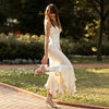 Vintage Sexy Deep V Puff Sleeve Button Ribbed Mini Dress High Waist Cinched Waist A Line Flared Dresses Sweet Casual Date Women
